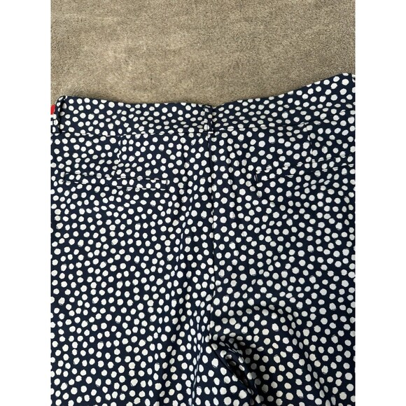 Spanx Sunshine Shorts, 10" Navy Printed Dot Size L - Picture 13 of 14